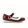 Scarpe per bambini piccoli 19c vernice rossa+bianca