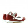 Scarpe per bambini piccoli 19c vernice rossa+bianca