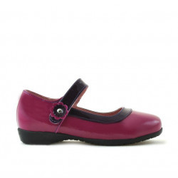 Scarpe per bambini piccoli 19c vernice rosa+viola