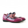 Scarpe per bambini piccoli 19c vernice rosa+viola