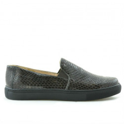 Scarpe sportive da donna 658 coccodrillo caffè