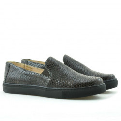 Scarpe sportive da donna 658 coccodrillo caffè