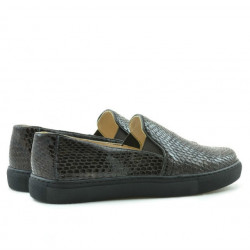 Scarpe sportive da donna 658 coccodrillo caffè