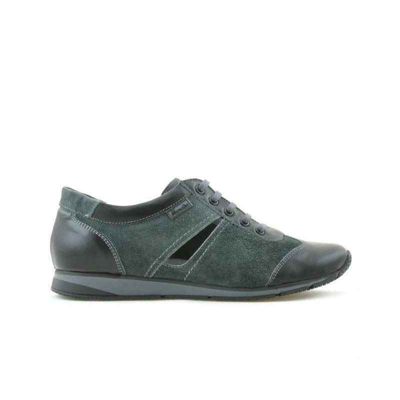 Scarpe sportive donna 196 nero+grigio