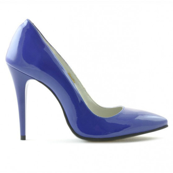 Scarpe eleganti donna 1241 vernice blu