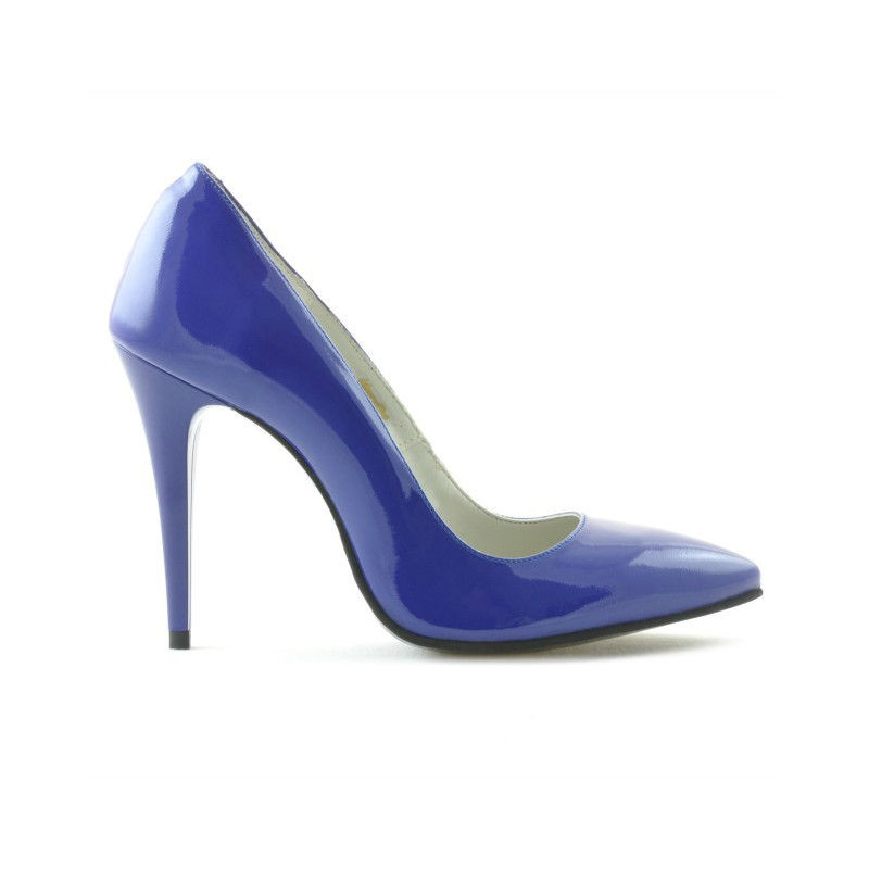 Scarpe eleganti donna 1241 vernice blu