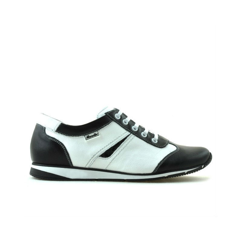 Scarpe sportive da donna 196 nero+bianco
