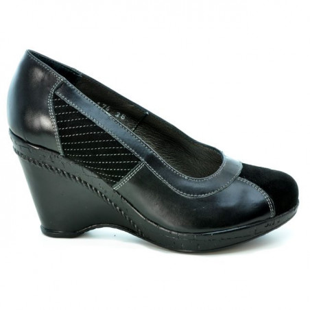 Scarpe casual donna 174 nero combinato