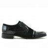 Scarpe eleganti adolescenti 391 velluto nero combinato