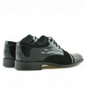 Scarpe eleganti adolescenti 391 velluto nero combinato