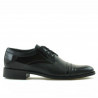 Scarpe eleganti adolescenti 391 vernice nera combinata