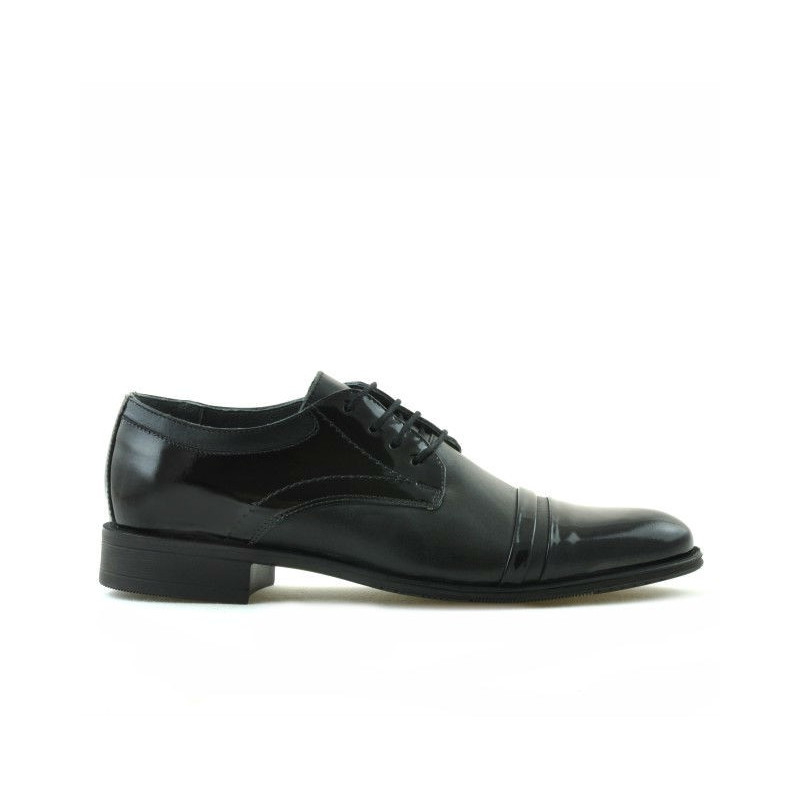 Scarpe eleganti adolescenti 391 vernice nera combinata