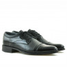 Scarpe eleganti adolescenti 391 vernice nera combinata