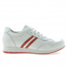 Scarpe sportive donna 641 bianco+rosso