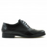 Scarpe eleganti adolescenti 393 vernice nera combinata