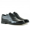 Scarpe eleganti adolescenti 393 vernice nera combinata