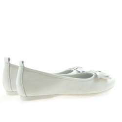 Ballerine donna 638 bianco madreperlato
