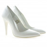 Scarpe eleganti donna 1241 vernice bianca