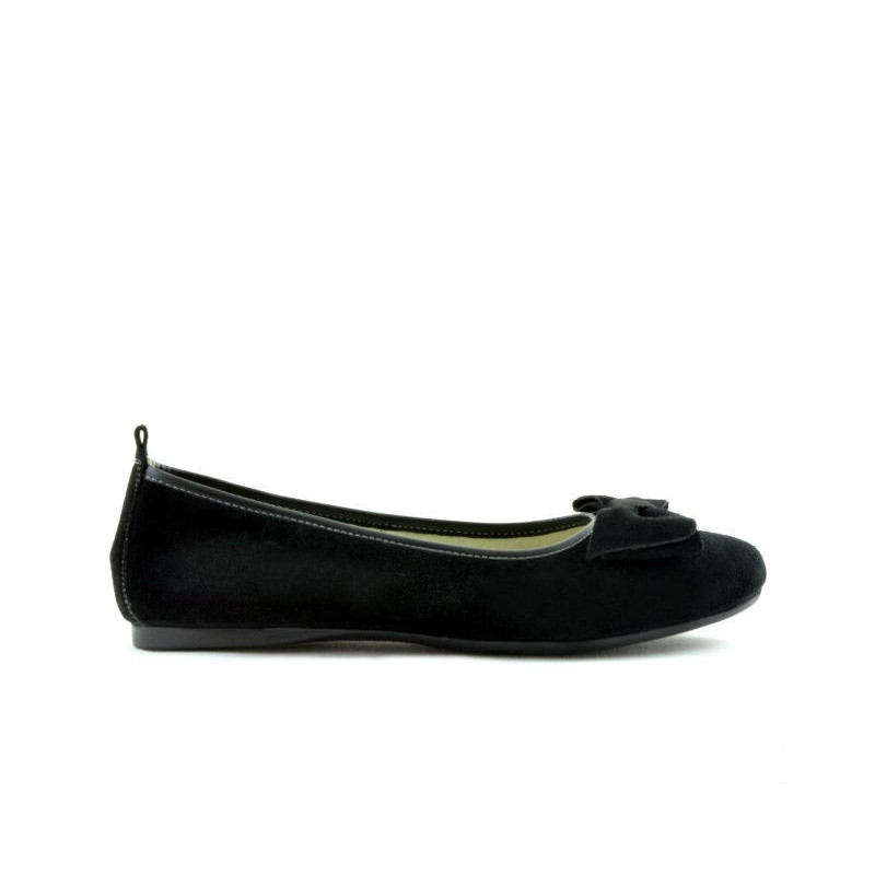 Ballerine donna 638 velluto nero