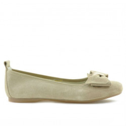 Ballerine donna 638 sabbia velluto