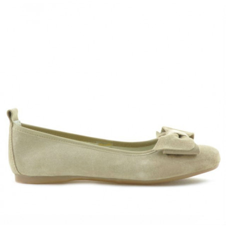 Ballerine donna 638 sabbia velluto