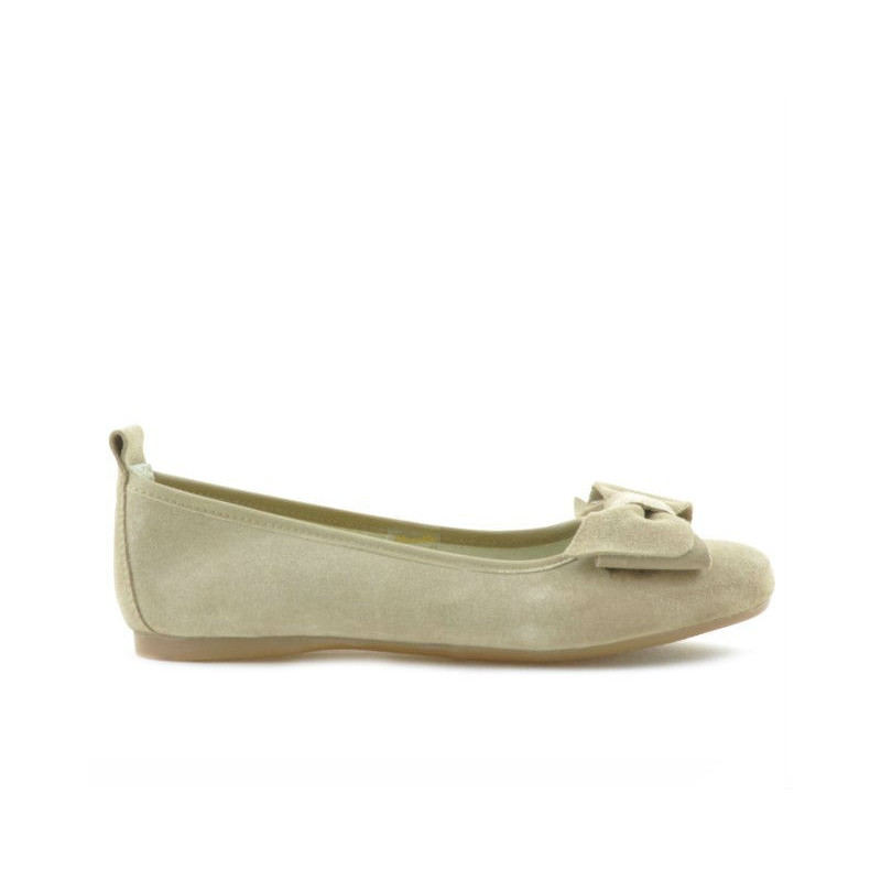 Ballerine donna 638 sabbia velluto