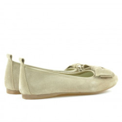 Ballerine donna 638 sabbia velluto