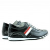 Scarpe sportive adolescenti 394 nero+bianco