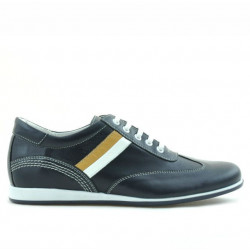 Scarpe sportive adolescenti 394 indaco+bianco