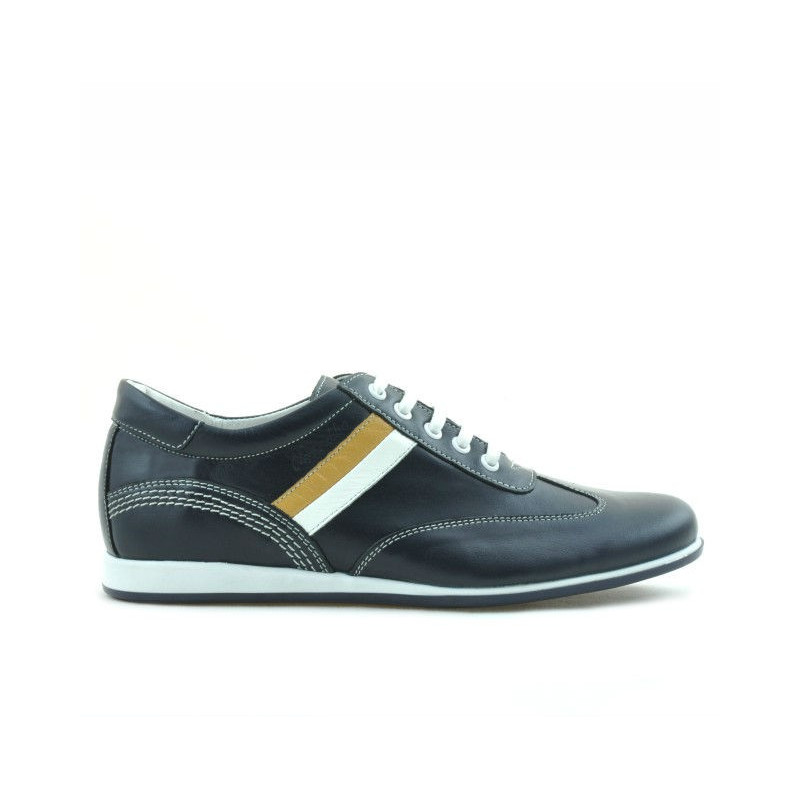 Scarpe sportive adolescenti 394 indaco+bianco