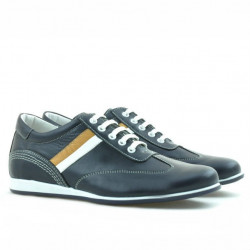 Scarpe sportive adolescenti 394 indaco+bianco