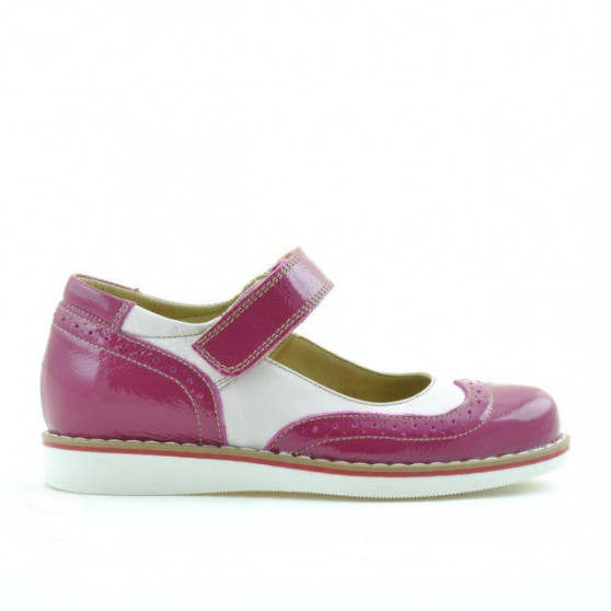 Scarpe bambini 153 vernice fucsia combinata