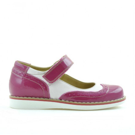 Scarpe bambini 153 vernice fucsia combinata