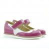 Scarpe bambini 153 vernice fucsia combinata