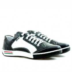 Scarpe sportive adolescenti 307 nero+bianco