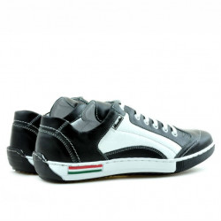 Scarpe sportive adolescenti 307 nero+bianco