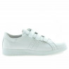 Scarpe sportive adolescenti 369sc bianco velcro