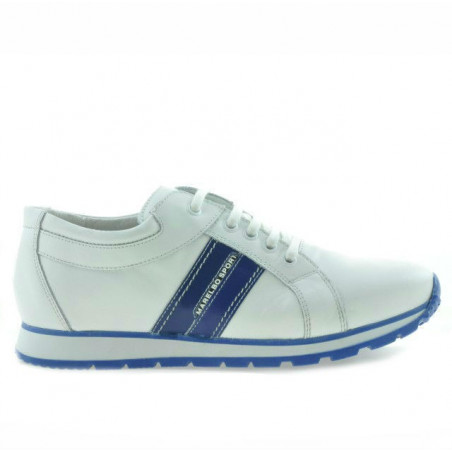 Scarpe sportive adolescenti 311 bianco+indaco