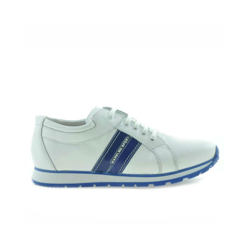 Scarpe sportive adolescenti 311 bianco+indaco
