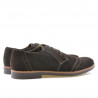 Scarpe casual/eleganti uomo 746 caffè velluto