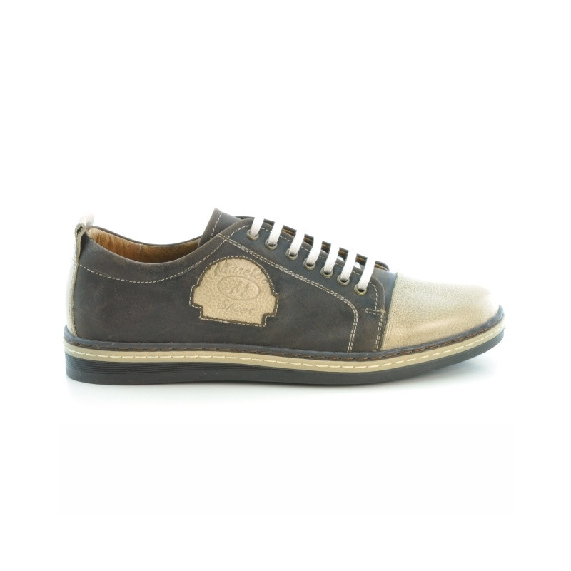 Scarpe casual / sportive uomo 766 tuxon caffè+tuxon sabbia
