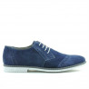 Scarpe casual/eleganti uomo 746 indaco velluto