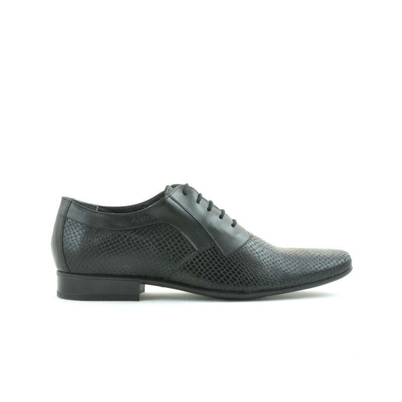 Scarpe eleganti uomo 798 nero combinato