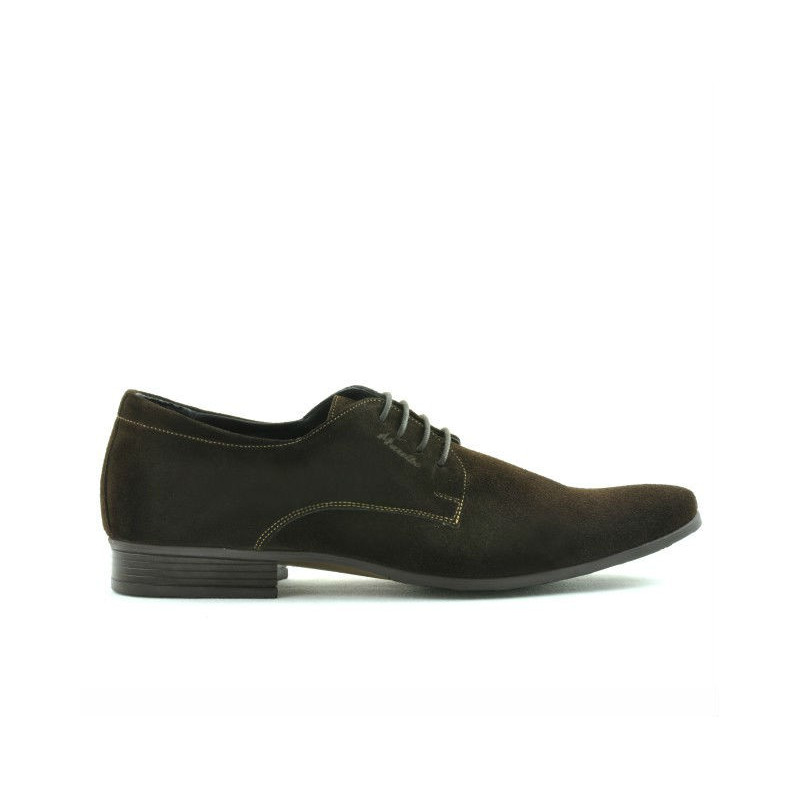 Scarpe eleganti uomo 786 caffè velluto