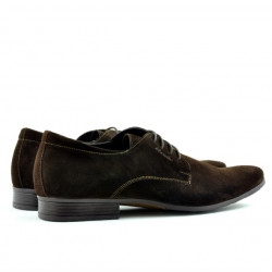 Scarpe eleganti uomo 786 caffè velluto
