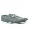 Scarpe casual / eleganti uomo 746 grigio velour