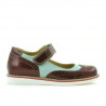 Scarpe bambini 153 vernice bordeaux combinato
