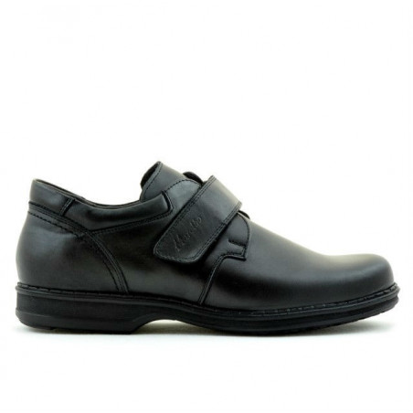 Scarpe casual/eleganti uomo 854sc nero velcro
