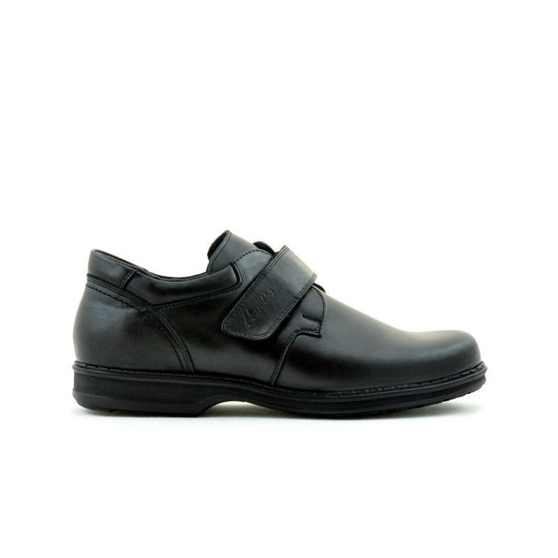 Scarpe casual/eleganti uomo 854sc nero velcro