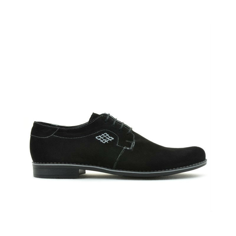 Scarpe casual / eleganti uomo 730 nero velluto